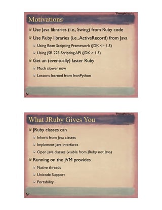 Introduction to JRuby