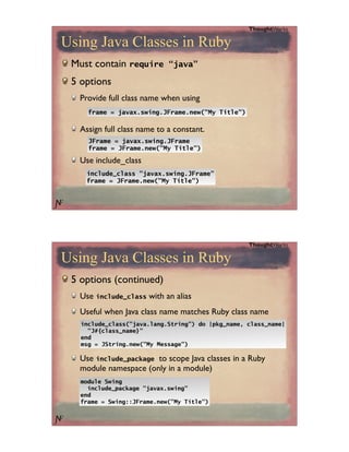 Introduction to JRuby