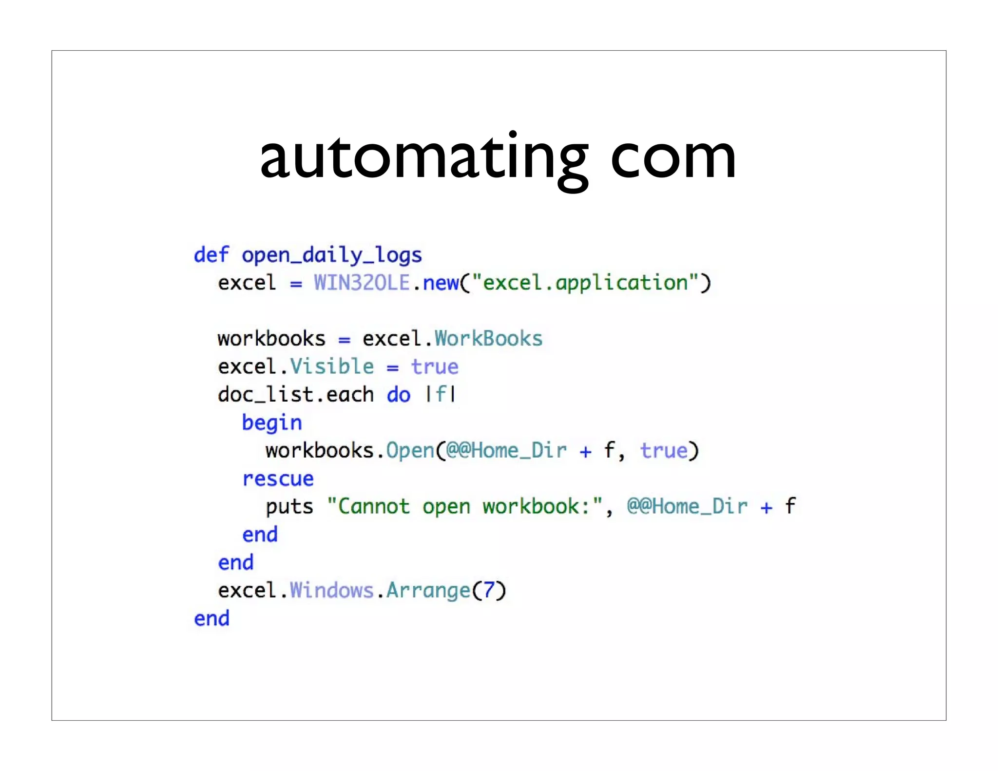 the productive programer: mechanics