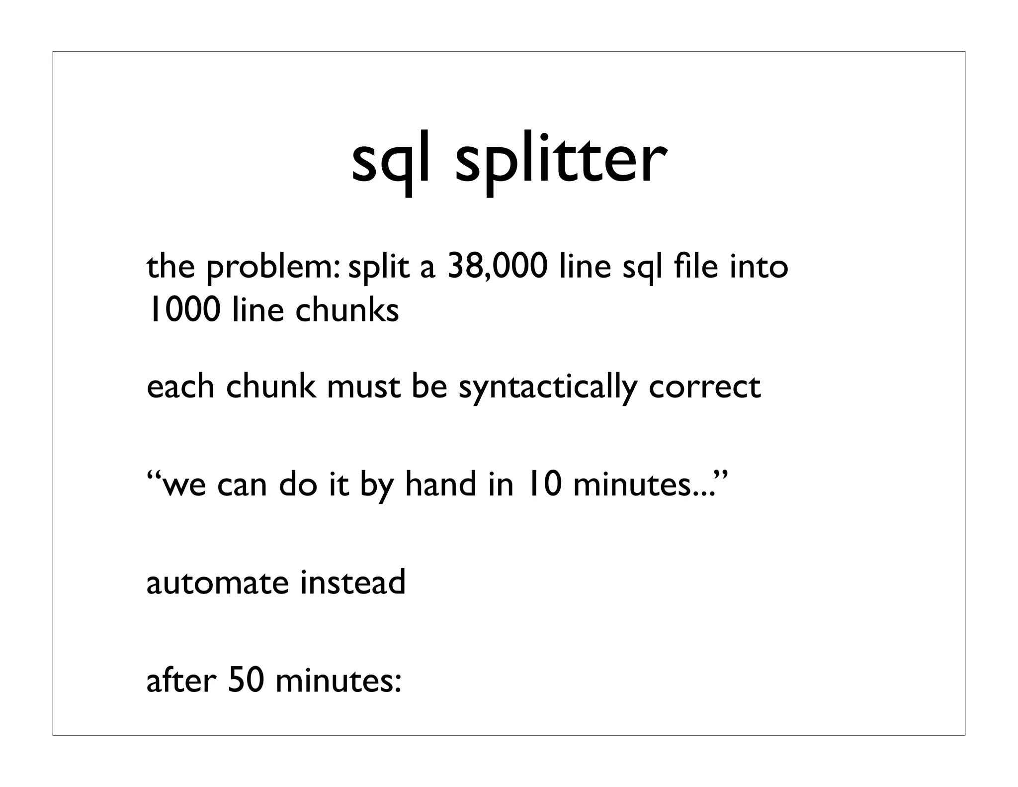 the productive programer: mechanics
