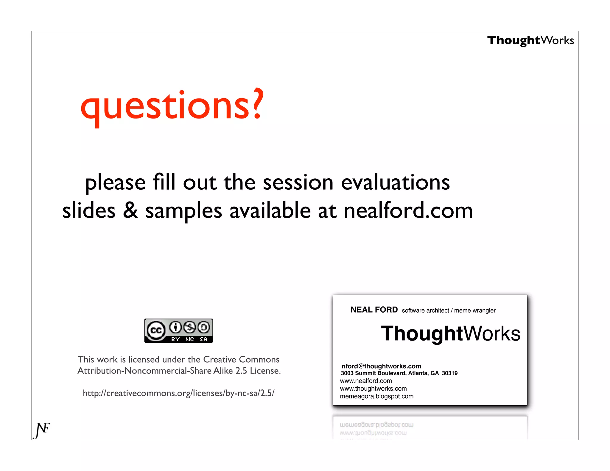 the productive programer: mechanics