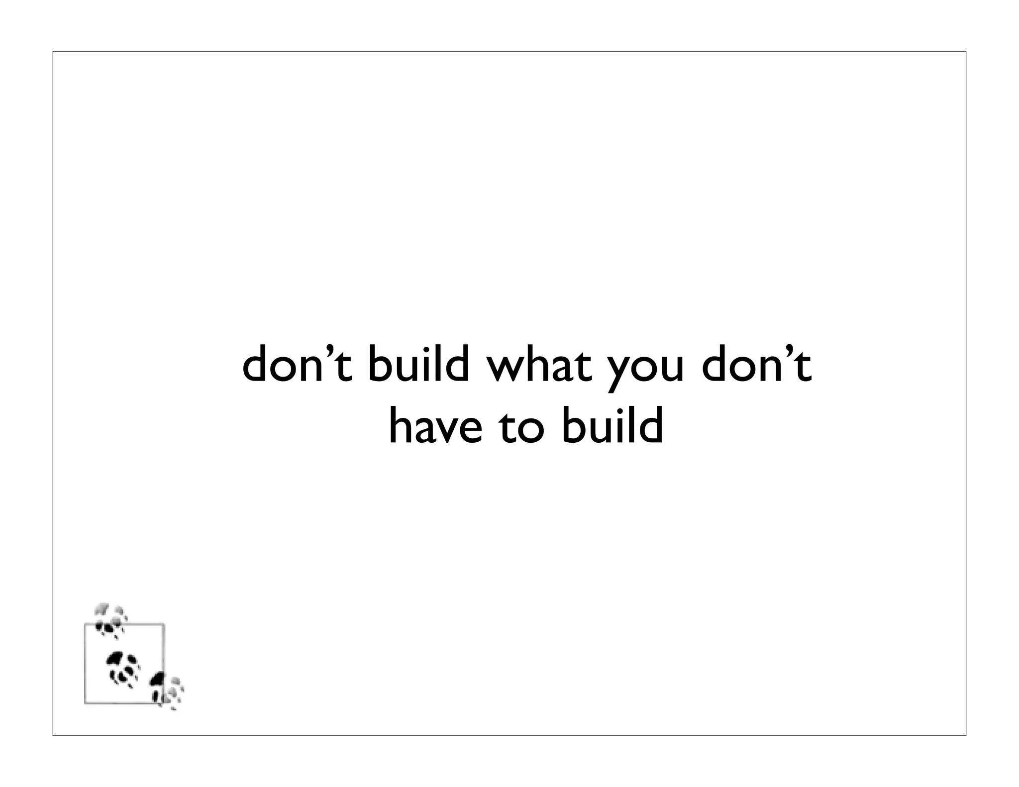 the productive programer: mechanics