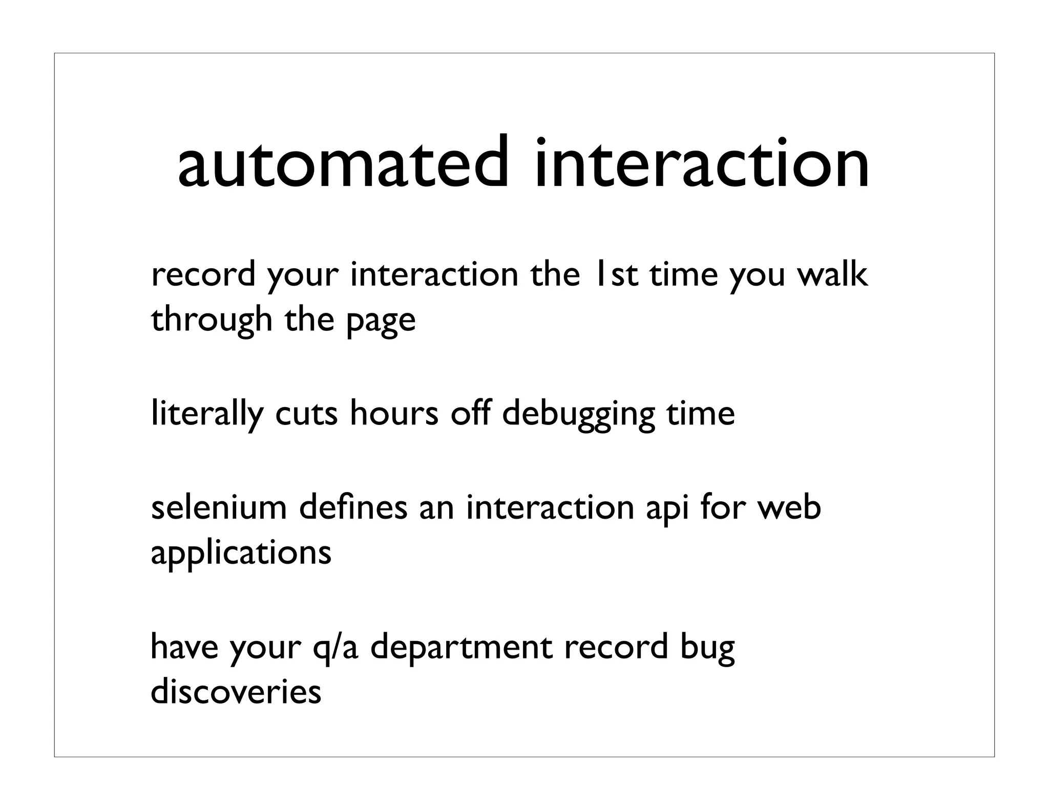 the productive programer: mechanics
