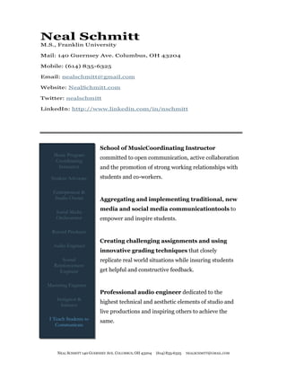 Neal Schmitt   Curriculum Vitae for the Web .docx Slide 1