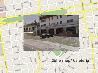 Coffe shop/ Cafetería
 