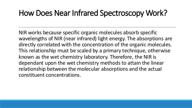 near infrared spectroscopy food analysis how ir spectroscopy works