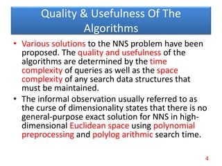 Nearest neighbor search | PPTX