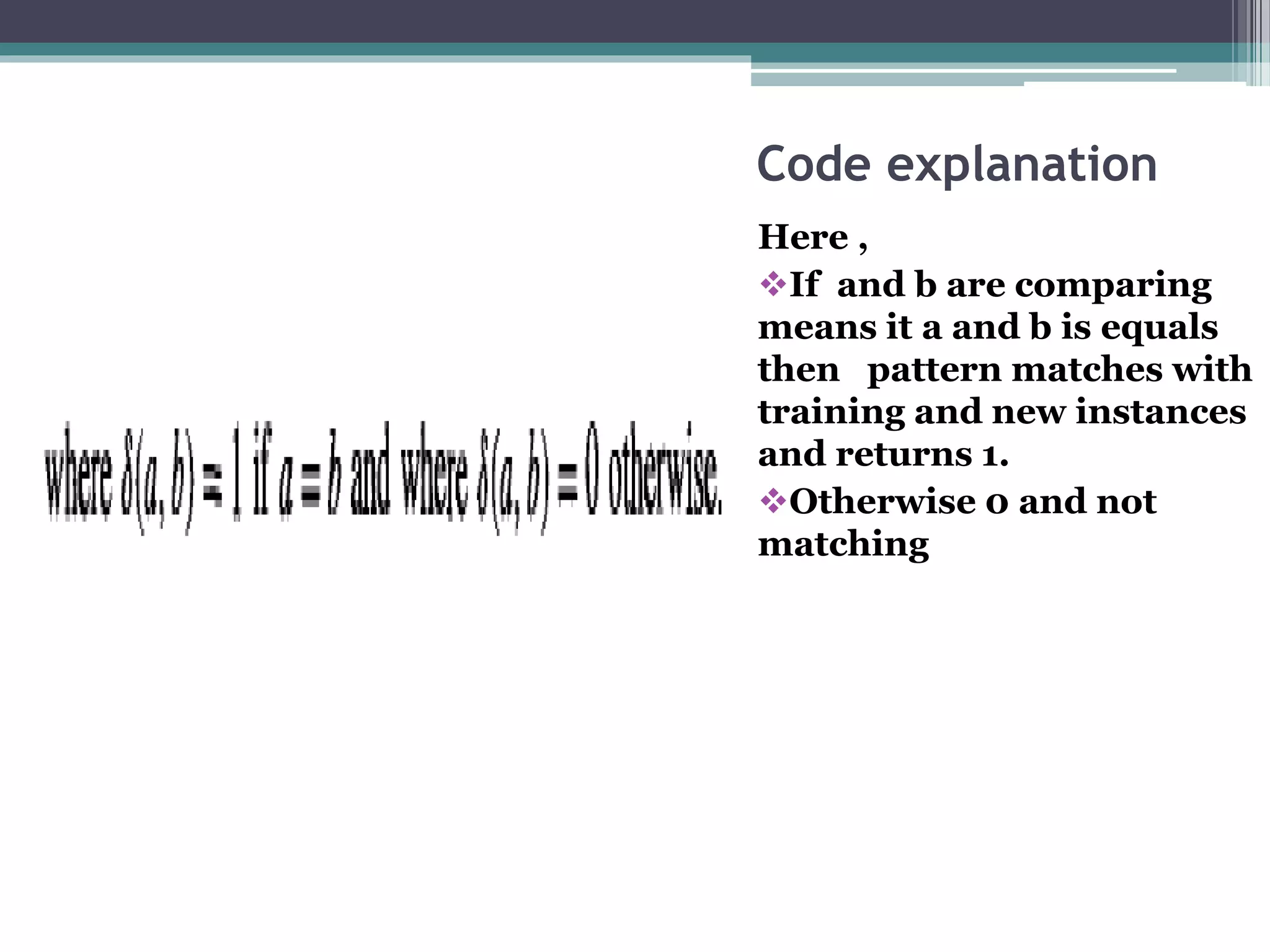 Nearest neighbour algorithm | PPTX