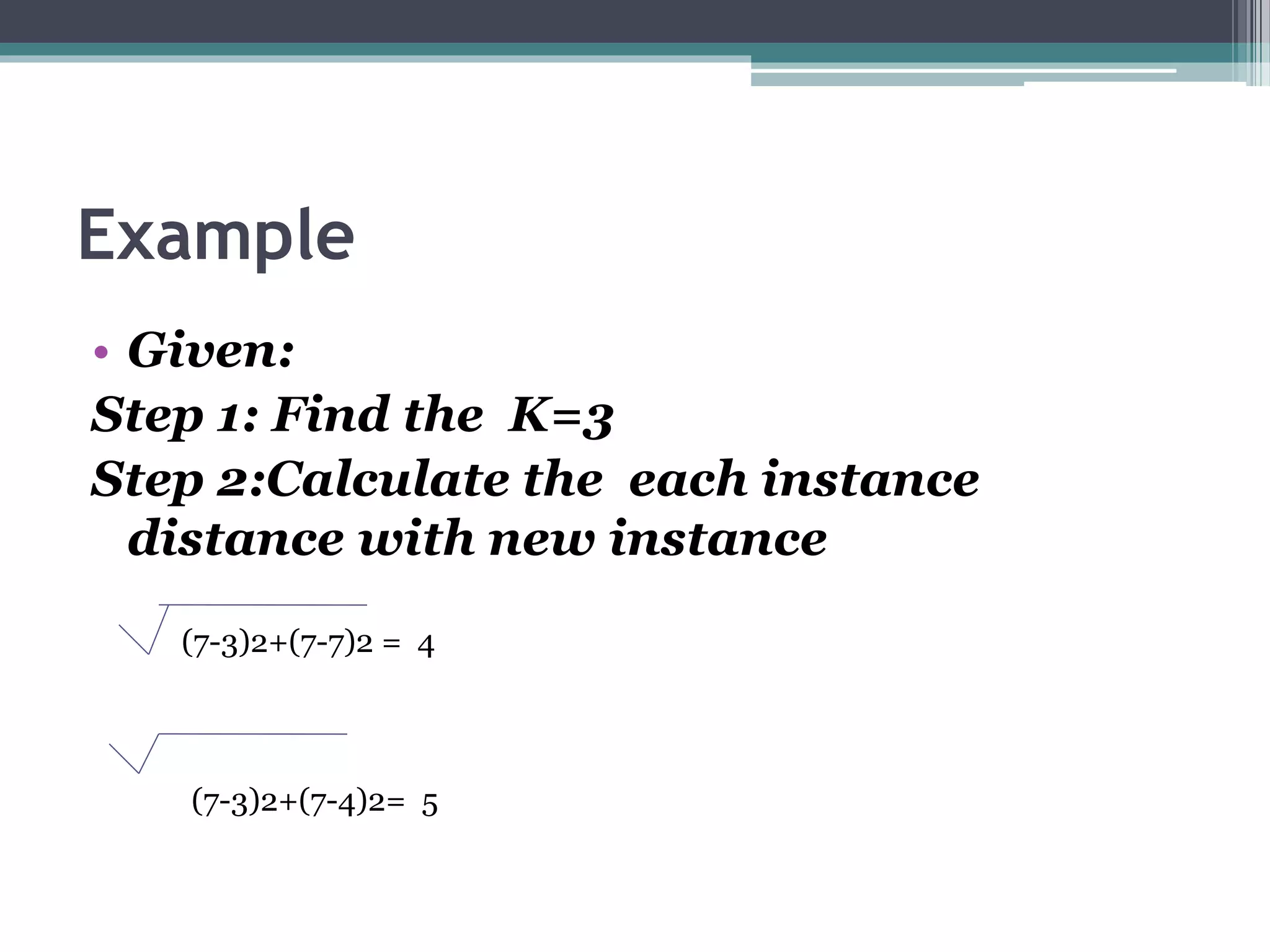 Nearest neighbour algorithm | PPTX