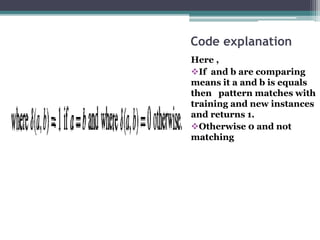 Nearest neighbour algorithm | PPT