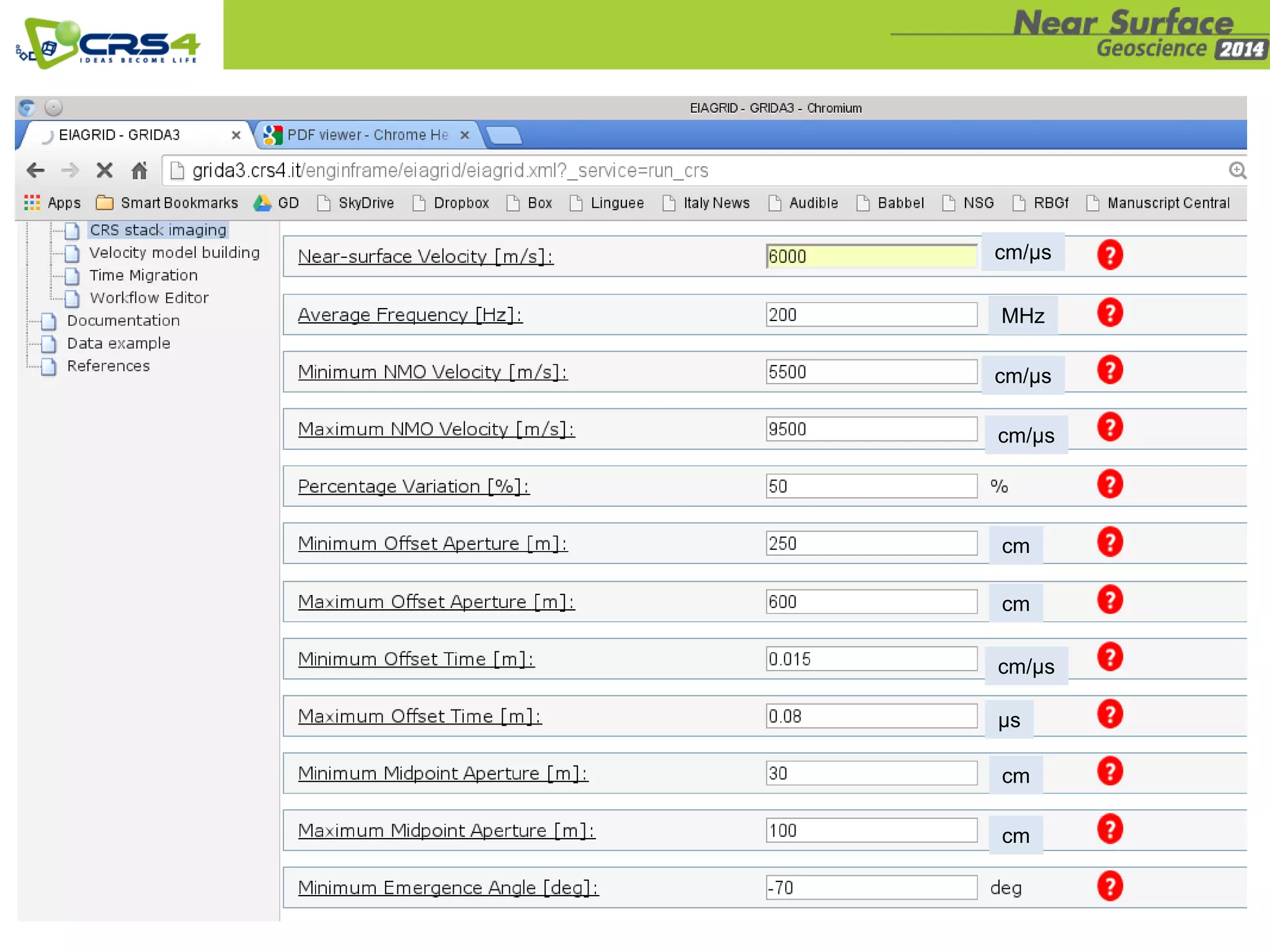 Data visualization tools
MHz
cm/µs
cm/µs
cm/µs
cm/µs
cm
cm
cm
cm
µs
 