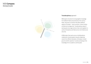 New European Bauhaus Compass - A guiding framework for decision and ...
