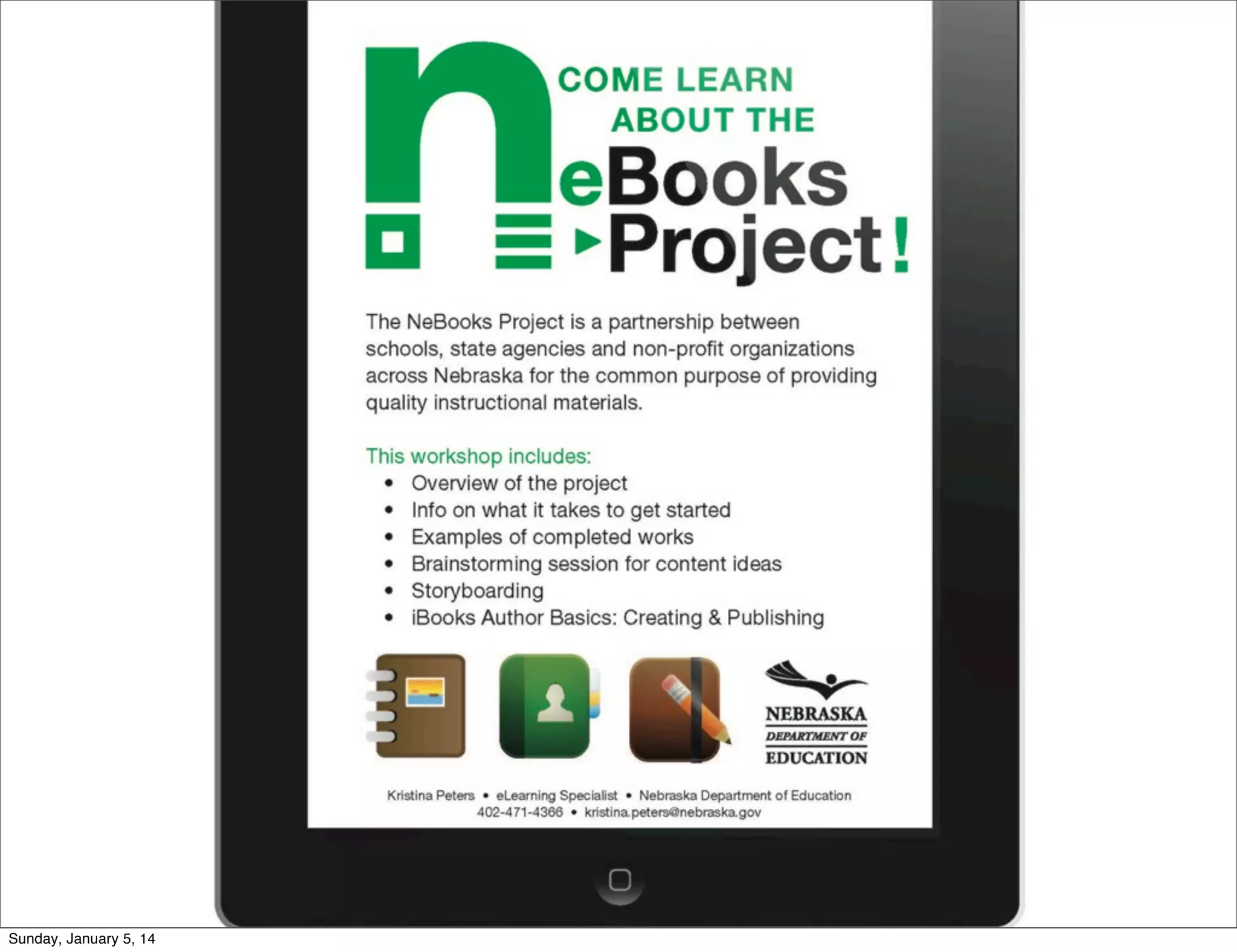 Sunday, January 5, 14

 