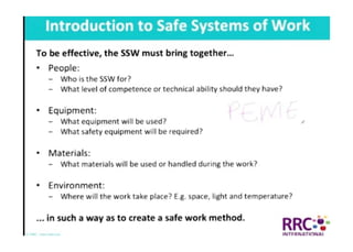 NEBOSH International General Certificate