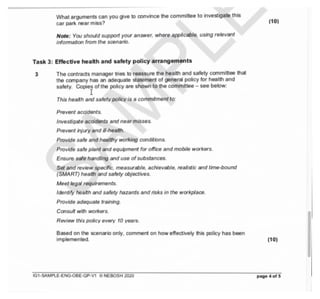 NEBOSH International General Certificate