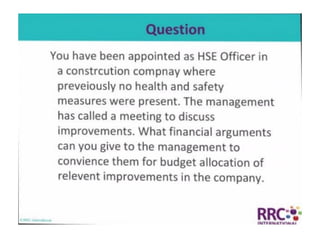 NEBOSH International General Certificate