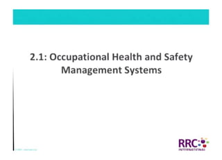 NEBOSH International General Certificate