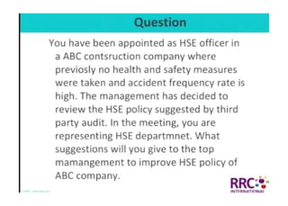 NEBOSH International General Certificate