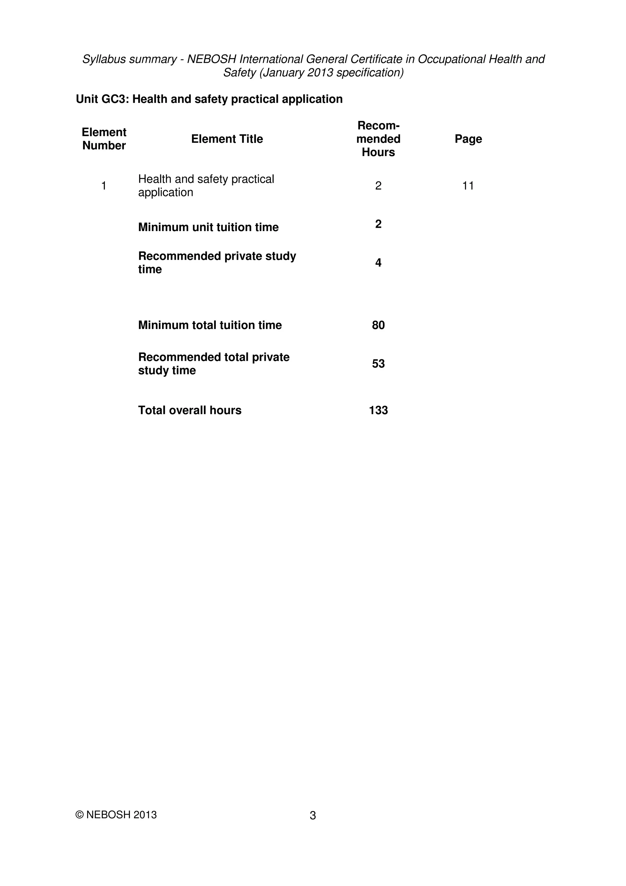NEBOSH INTERNATIONAL GENERAL CERTIFICATE IN OCCUPATIONAL HEALTH AND SAFETY REVISION GUIDE PDF visual data 3