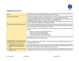 Nebosh Unit Ig2 Riskkkkkk Assessment Pdf Nebosh Unit Ig2 Riskkkkkk Assessment Pdf