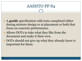 Performance Engineered: Mixtures and AASHTO PP 84: It's Time for a ...