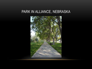 PARK IN ALLIANCE, NEBRASKA