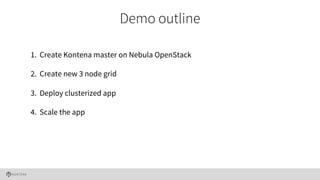 Running Containers on Nebula OpenStack | PPT