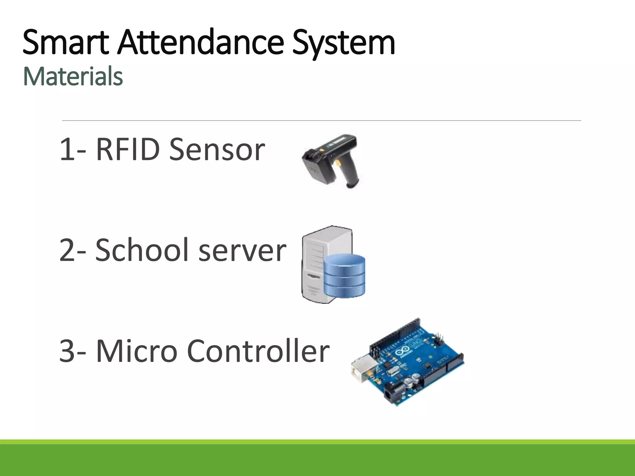 Smart Sensors, Smart Attendance System IDM15 | PPT