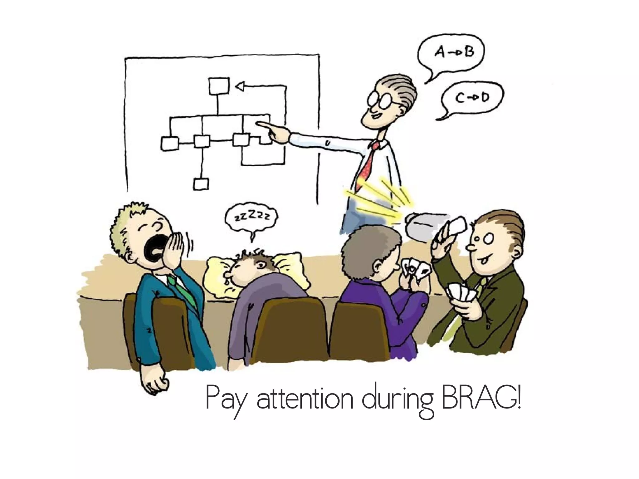 Pay attention during BRAG!
