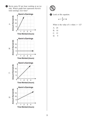NECAP 2010 - Released - 7th Grade Math | PDF