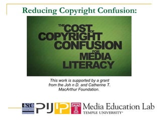 Reducing Copyright Confusion:  ,[object Object]