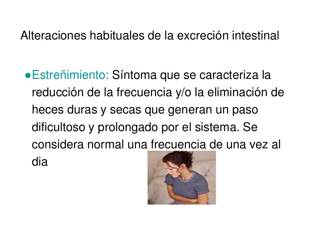 Necesidad de eliminacion