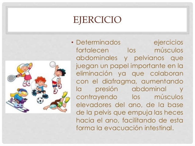 Necesidades de eliminación