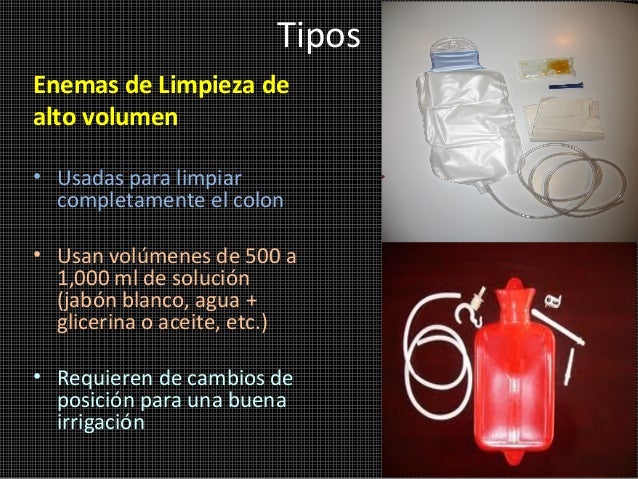 Enema de jabon blanco para adelgazar