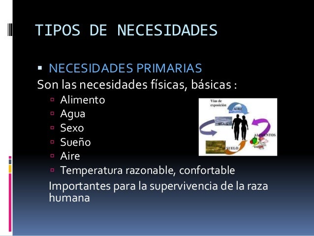 Necesidades y los motivos