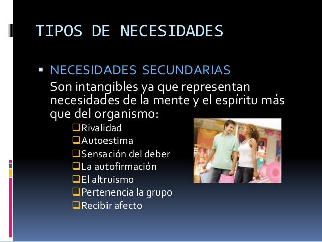 Necesidades Y Los Motivos