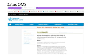 Datos OMS
 
