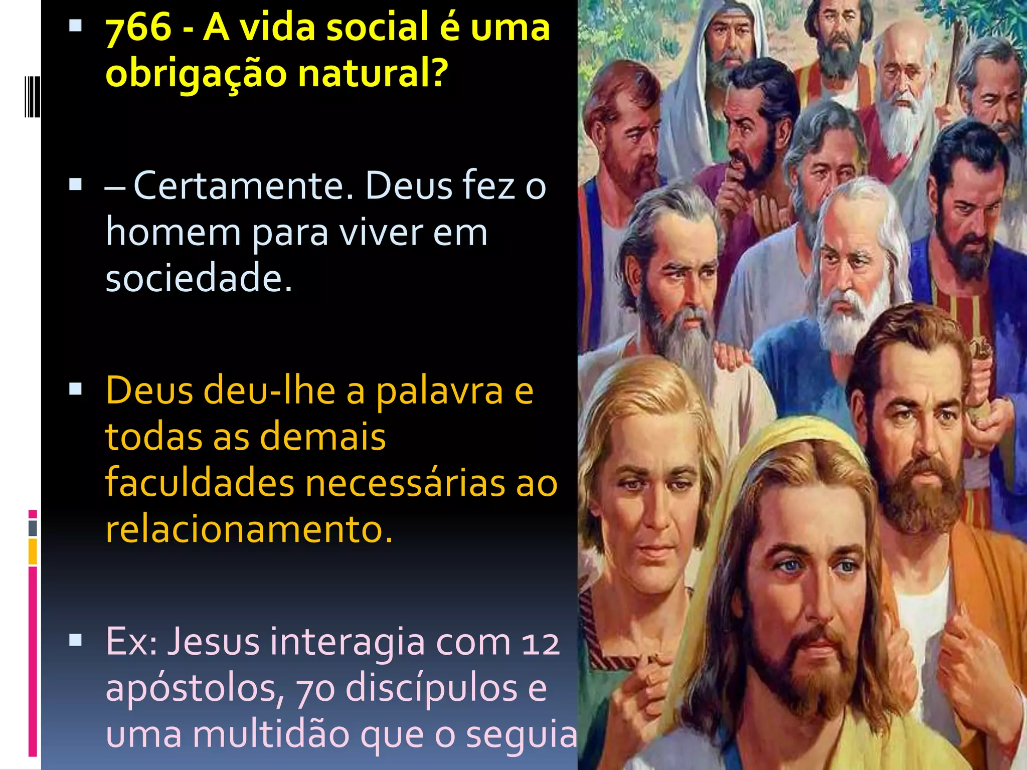 Necessidade da vida social | PPTX