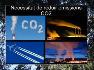 Necessitat de   reduir  emissions CO2 