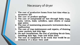 Necessary of dryer
 