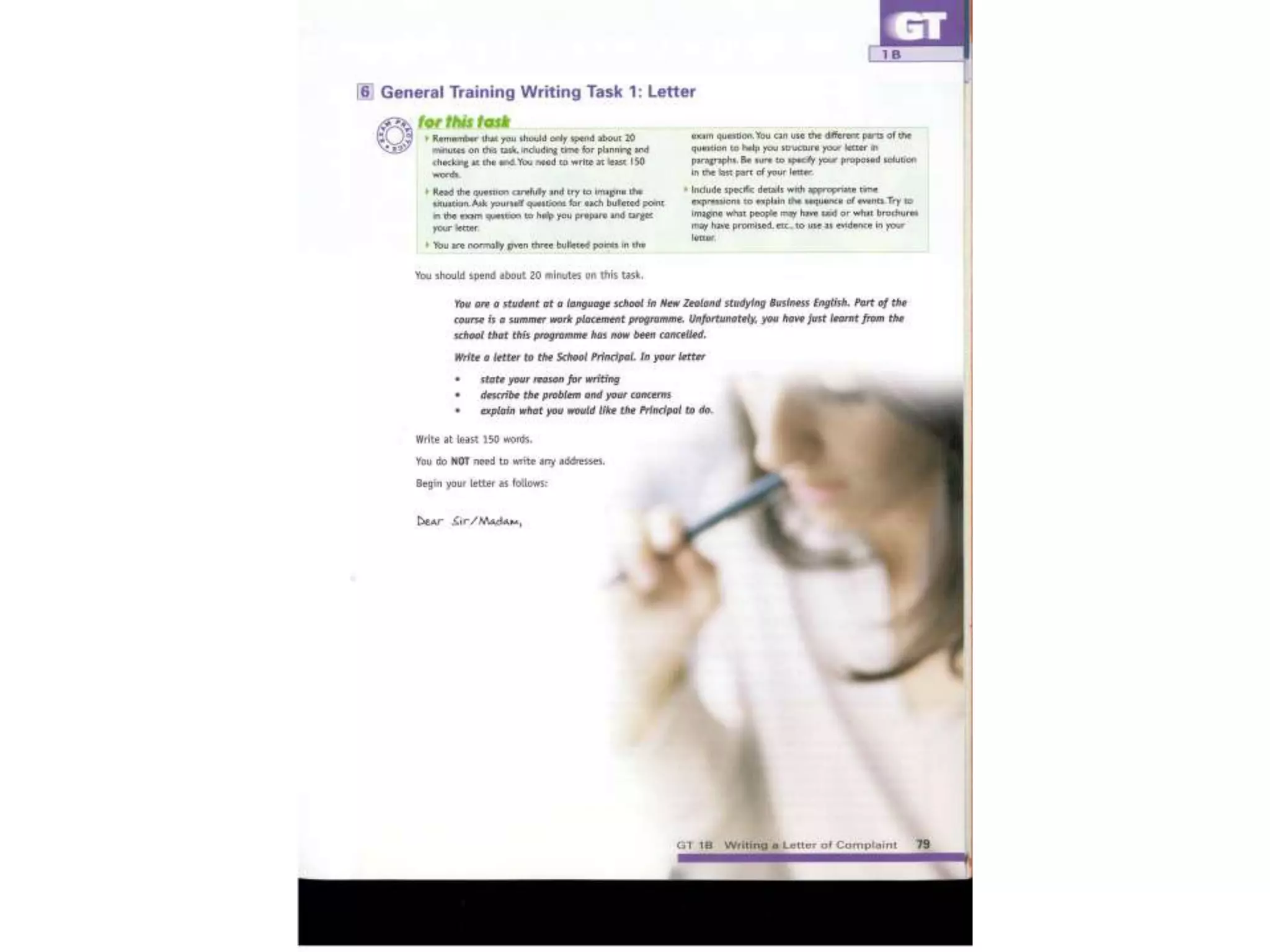 Gt Writing Sheet.pdf Nec gt writing task 1 letter of complaint and task 2 | PPTX
