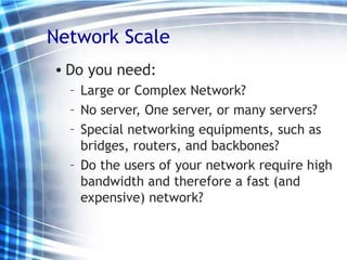 Designing Local Area Network | PPT