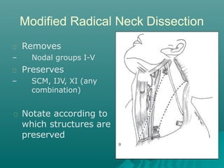 Neck Dissection Incision Apron Neck Dissection | PPTX