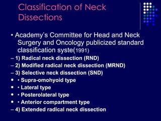 Neck Dissection Rcpa Neck Dissection.Overview | PPT