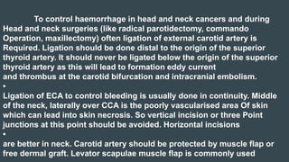 Commando Operatin Incision Neck Dissection and different important triangles of neck for ...