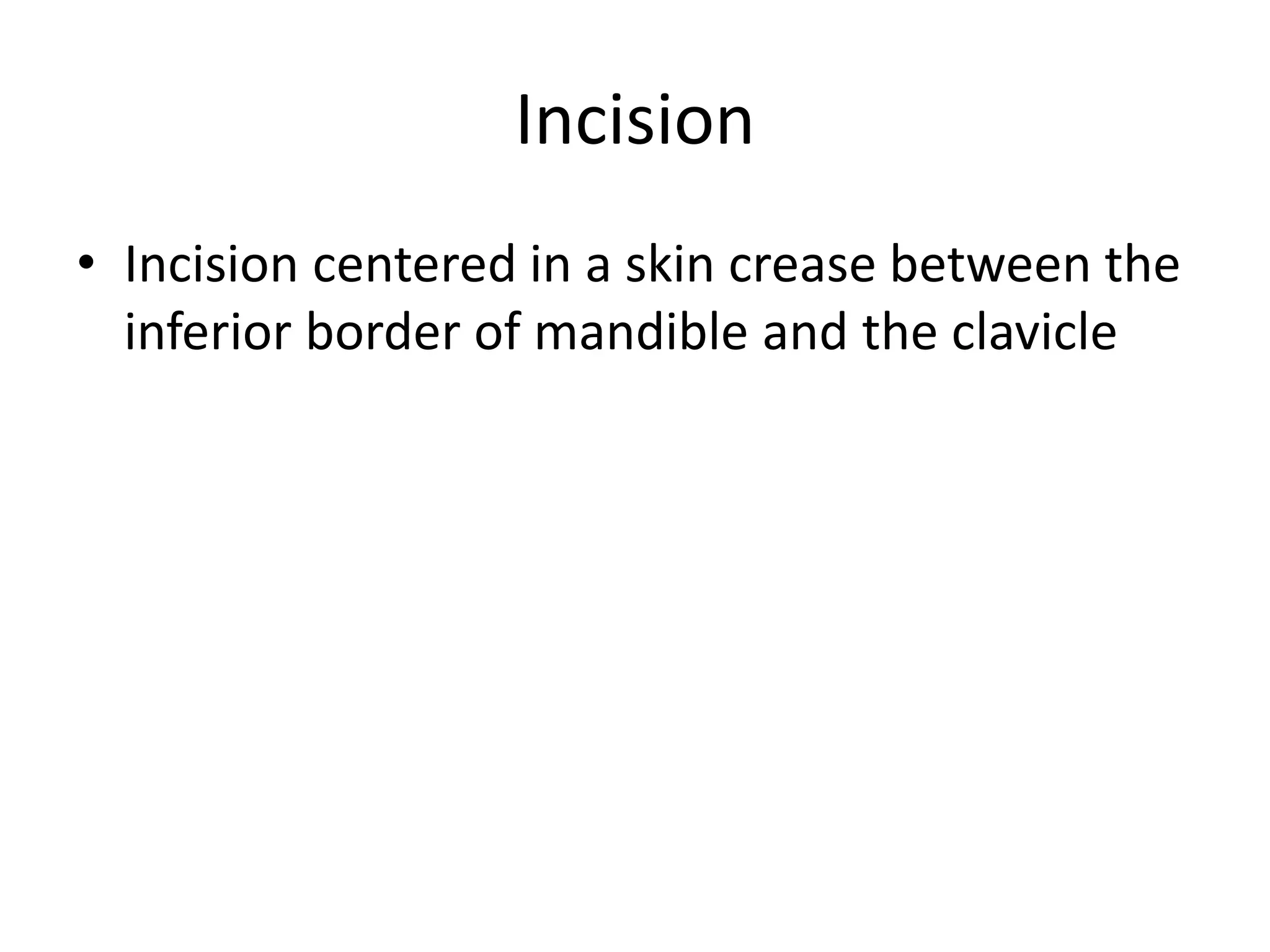 Neck dissection procedure | PPTX