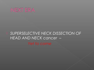 Neck dissections