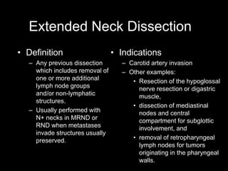 Neck Dissections 