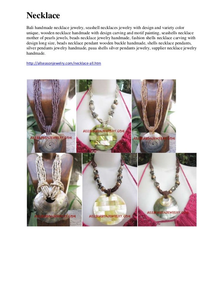 Necklace shells allseasonjewelry.com