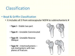 Neck of femur fracture & Trochanteric femur fracture | PPTX